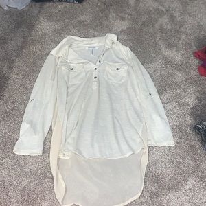 Tan Aeropostale blouse.